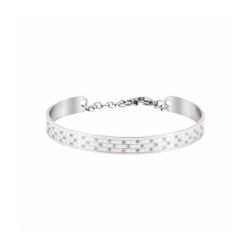 Pulsera Acero B16448 Cadena Circonitas Azules