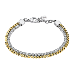 Pulsera Acero Bicolor Dorado Lotus Style Mujer LS2577-2/2 Circonitas