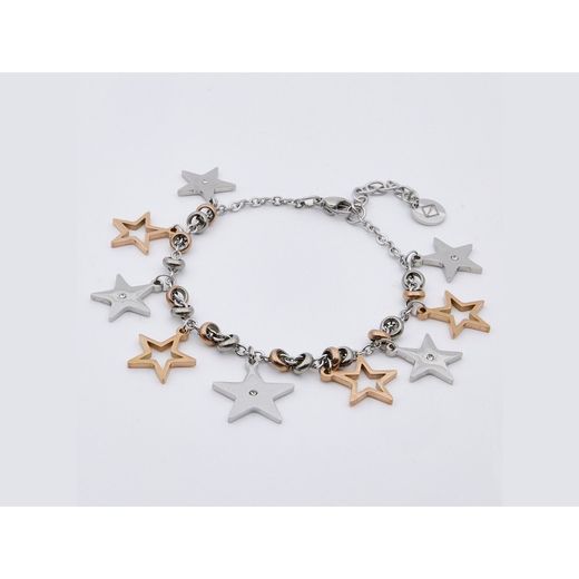 Polsera Acer Bicolor Rosat Sovrani AV0071 Charms Estrelles