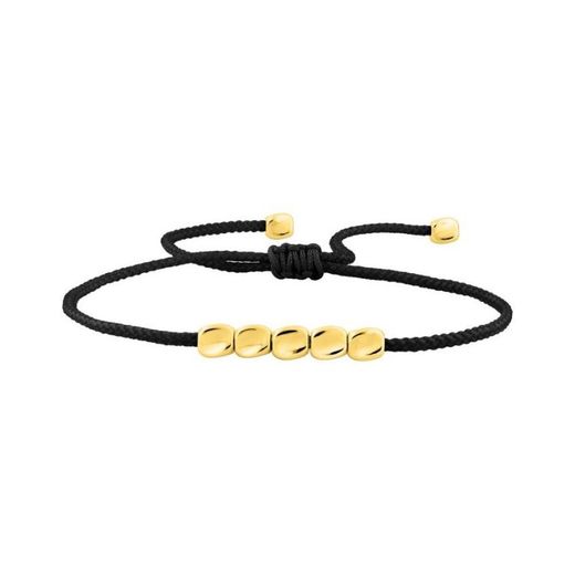 Polsera Acer Daurat Argyor-MRM (AC)403335 Macramé Negre