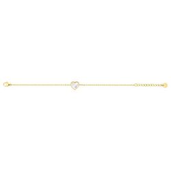 Pulsera Acero Dorado Argyor-MRM (AC)403346 Eslabones Corazón