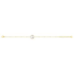 Pulsera Acero Dorado Argyor-MRM (AC)403347 Eslabones Circulo