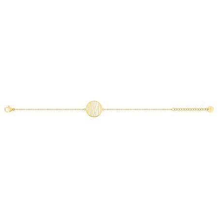 Bracelet en acier plaqué or Argyor-MRM (AC)403389 avec maillons ronds