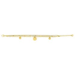 Pulsera Acero Dorado Argyor-MRM  (AC)403434 Eslabones Con Círculos Colgantes