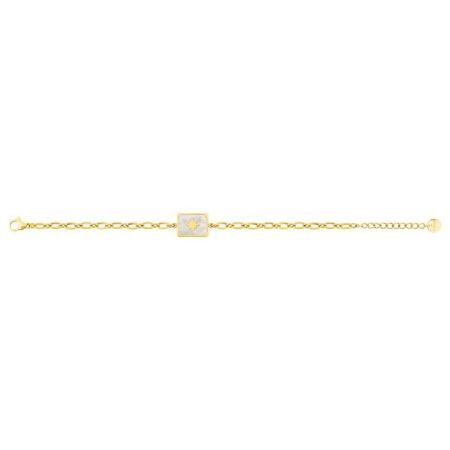Polsera Acer Daurat Argyor-MRM (AC)403623 Baules Amb Placa Amb Estrella