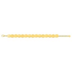 Pulsera Acero Dorado Argyor-MRM  (AC)403625 Eslabones Con Círculos