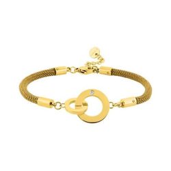Pulsera Acero Dorado Argyor-MRM  (AC)403628 Cuerda Dorada Con Aro