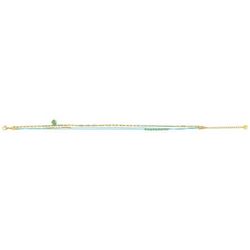 Pulsera Acero Dorado Argyor MRM (AC)403A24 Piedras Azules