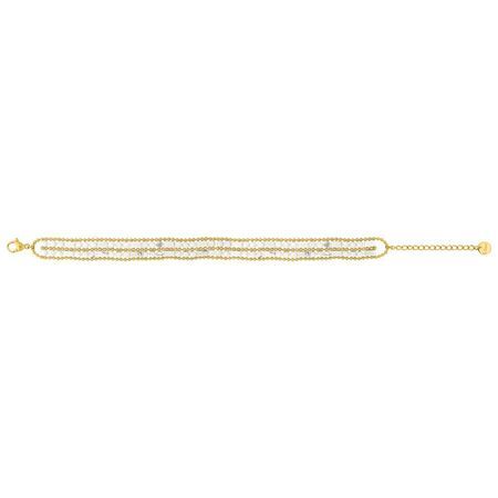 Pulsera Acero Dorado Argyor MRM (AC)403A29 Plaqué Howlita