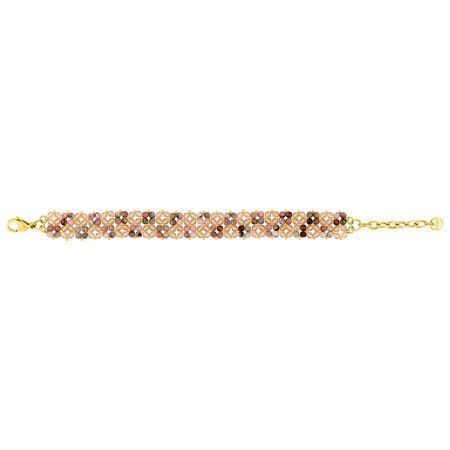 Pulsera Acero Dorado Argyor MRM (AC)403A74 Plaqué Rododita