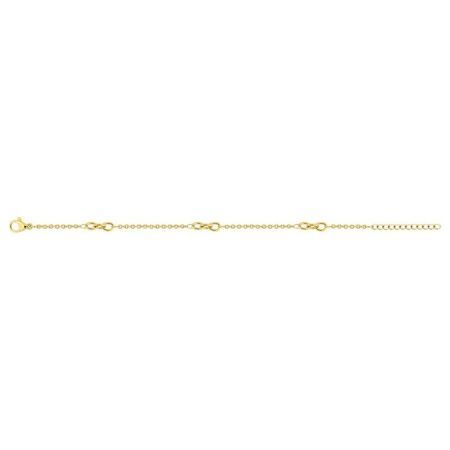 Bracelet à maillons en acier doré Argyor-MRM (AC)431074B