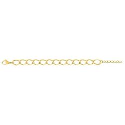 Pulsera Acero Dorado Argyor-MRM  (AC)431085B Eslabones