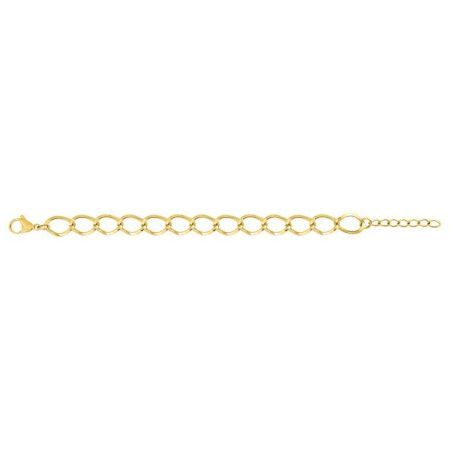 Pulsera Acero Dorado Argyor-MRM  (AC)431085B Eslabones