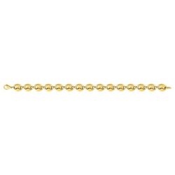 Pulsera Acero Dorado Argyor-MRM  (AC)431102B Eslabones