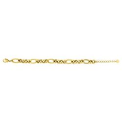 Pulsera Acero Dorado Argyor-MRM  (AC)431224B Eslabones