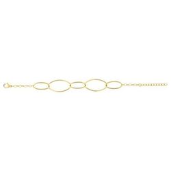 Pulsera Acero Dorado Argyor-MRM  (AC)431245B Eslabones