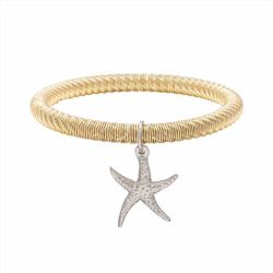 Pulsera Acero Dorado B15633 Estrella