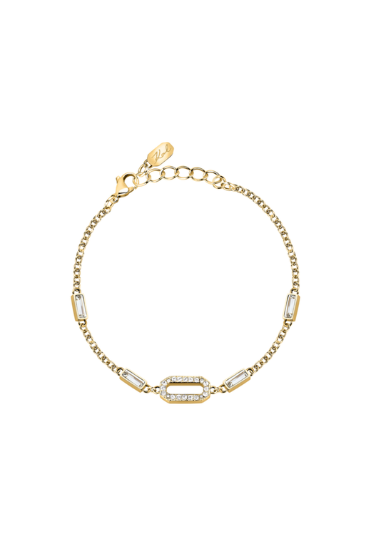 Pulsera Acero Dorado Karl Lagerfeld Mujer KLAYC20 Circonitas