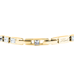 Pulsera Acero Dorado Karl Lagerfeld Mujer KLAYC25 Circonitas