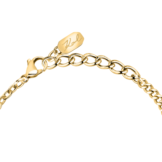 Pulsera Acero Dorado Karl Lagerfeld Mujer KLAYR13 Perla 8mm