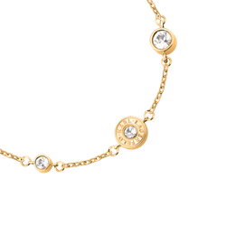 Pulsera Acero Dorado Karl Lagerfeld Mujer KLBJX12 Circonitas