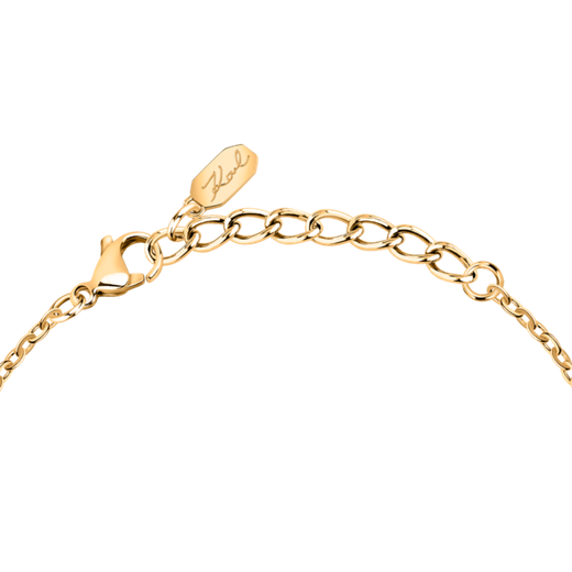 Pulsera Acero Dorado Karl Lagerfeld Mujer KLBJX12 Circonitas