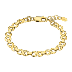 Pulsera Acero Dorado Lotus Style Mujer LS2578-2/2 Eslabones Infinito