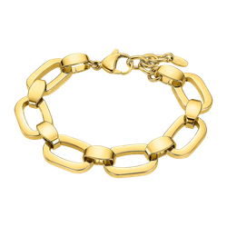 Pulsera Acero Dorado Lotus Style Mujer LS2581-2/2 Eslabones Gruesos