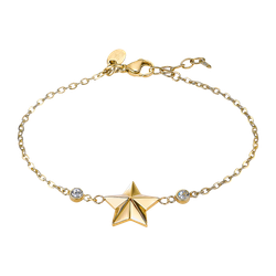 Pulsera Acero Dorado Lotus Style Mujer LS2599-2/2 Estrella Circonitas