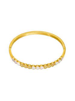 Pulsera Acero Dorado Marea C02103/BH Corazones Circonitas