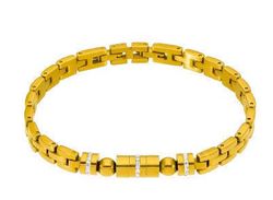 Pulsera Acero Dorado Marea Hombre C00103/512 Lisa