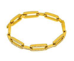 Pulsera Acero Dorado Marea Mujer C03103/AU Circonitas