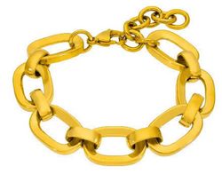 Pulsera Acero Dorado Marea Mujer C03103/AW Eslabones En Brillo