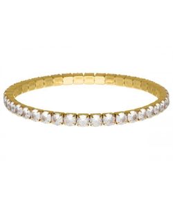 Pulsera Acero Dorado Mujer Liska CH072BR-D Circonitas