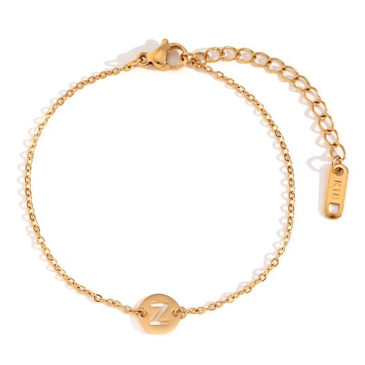 Pulsera Acero Dorado Mujer PSL0078DOZ Letra Z