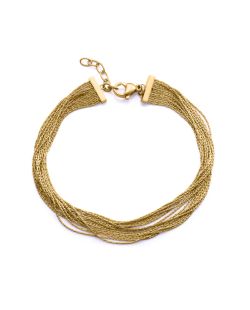 Pulsera Acero Dorado Viceroy 75397P01012 Múltiples Cadenas Finas