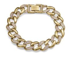 Pulsera Acero Dorado Viceroy Mujer 14448P01012 Circonitas