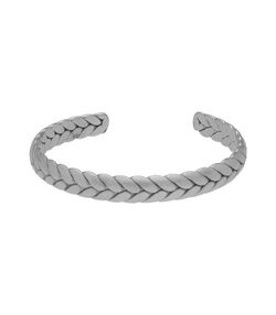 Liska RB199SC Herrenarmband aus grauem Stahl, starr