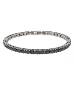Pulsera Acero Hombre Liska RB226BR-N Cadena Circonitas