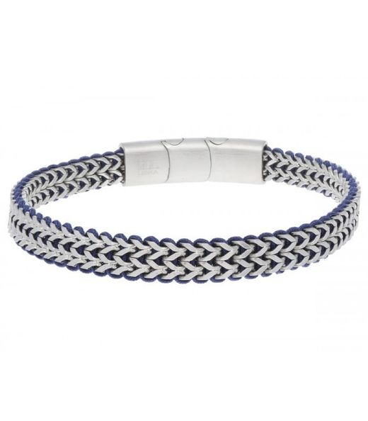 Liska RB243BR-A Bracelet Homme Acier Nautika Corde Bleue