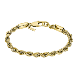 Pulsera Acero Inoxidable Dorado Lotus Hombre LS2233-2/2 Eslabones En Brillo 19,5cm