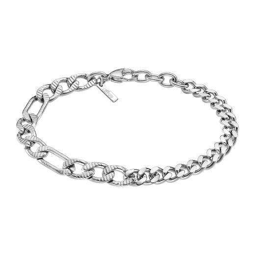 Pulsera Acero Inoxidable Lotus Hombre LS2303-2/1 Eslabones En Brillo 20,60cm