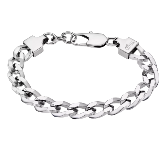 Pulsera Acero Inoxidable Lotus Hombre LS2361-2/1 Eslabones En Brillo 20,5+1,5cm