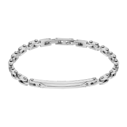 Pulsera Acero Inoxidable Lotus Hombre LS2595-2/1 Eslabones En Brillo 20cm