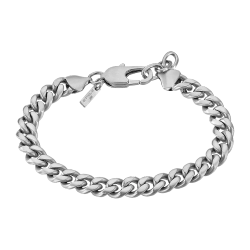 Pulsera Acero Inoxidable Lotus Hombre LS2597-2/1 Eslabones En Brillo 19+2cm