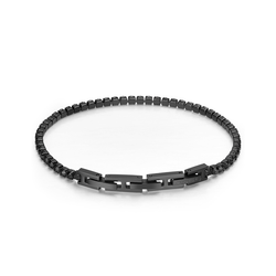 Pulsera Acero IP Negro Police PEAGB0038902