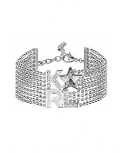 Pulsera Acero Karl Lagerfeld Mujer 5483575 Cristales Swarovski