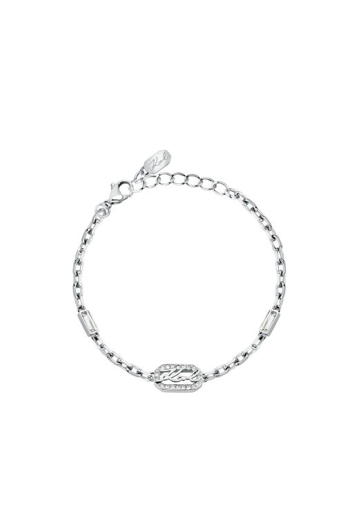 Pulsera Acero Karl Lagerfeld Mujer KLAYC34 Logo Karl Circonitas