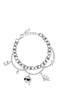 Pulsera Acero Karl Lagerfeld Mujer KLAYD12 Colgantes Varios