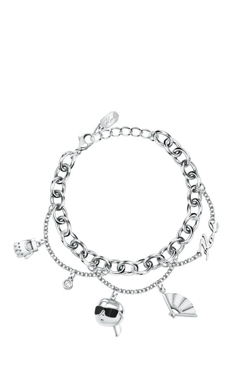 Pulsera Acero Karl Lagerfeld Mujer KLAYD12 Colgantes Varios